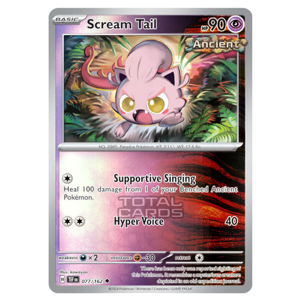 Pokemon - Scarlet & Violet - Temporal Forces - Scream Tail