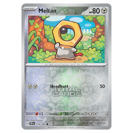 Pokemon - Scarlet & Violet - Temporal Forces - Meltan - 116/162 - (Reverse Holo)