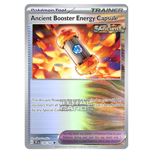 Pokemon - Scarlet & Violet - Temporal Forces - Ancient Booster Energy Capsule - 140/162 - (Reverse Holo)