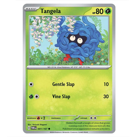 Pokemon - Scarlet & Violet - Twilight Masquerade - Tangela - 001/167