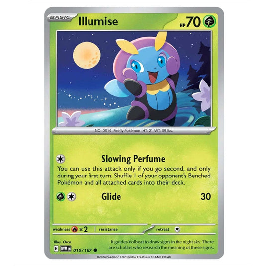 Pokemon - Scarlet & Violet - Twilight Masquerade - Illumise - 010/167