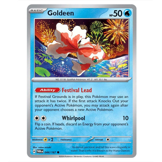 Pokemon - Scarlet & Violet - Twilight Masquerade - Goldeen - 044/167