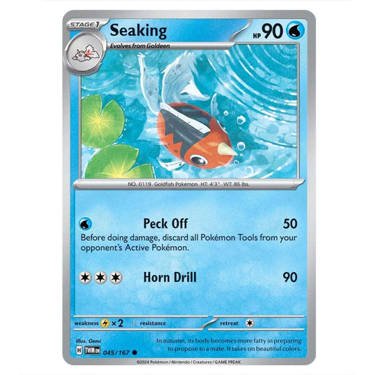 Pokemon - Scarlet & Violet - Twilight Masquerade - Seaking - 045/167