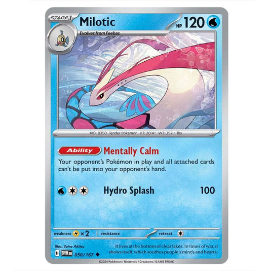 Pokemon - Scarlet & Violet - Twilight Masquerade - Milotic - 050/167