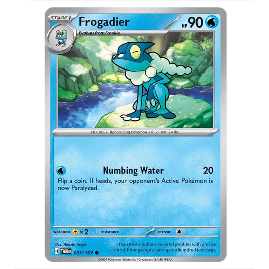 Pokemon - Scarlet & Violet - Twilight Masquerade - Frogadier - 057/167