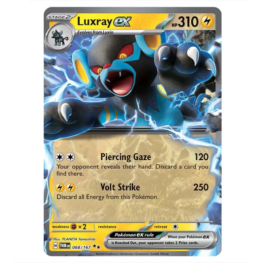 Pokemon - Scarlet & Violet - Twilight Masquerade - Luxray ex - 068/167