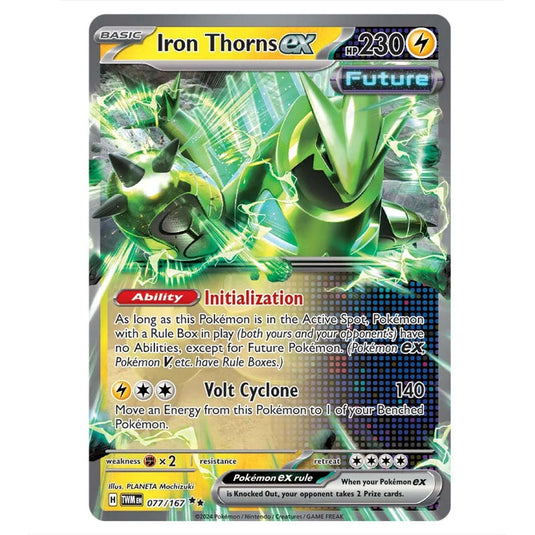 Pokemon - Scarlet & Violet - Twilight Masquerade - Iron Thorns ex - 077/167