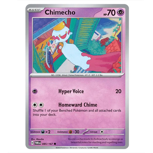 Pokemon - Scarlet & Violet - Twilight Masquerade - Chimecho - 085/167