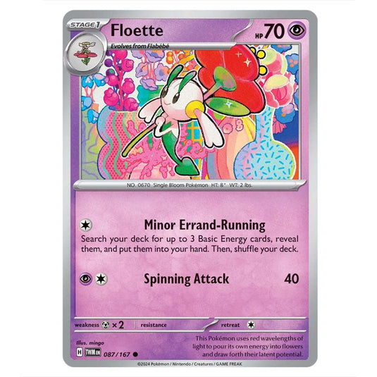 Pokemon - Scarlet & Violet - Twilight Masquerade - Floette - 087/167