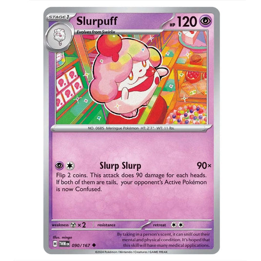 Pokemon - Scarlet & Violet - Twilight Masquerade - Slurpuff - 090/167