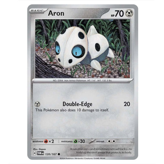 Pokemon - Scarlet & Violet - Twilight Masquerade - Aron - 120/167