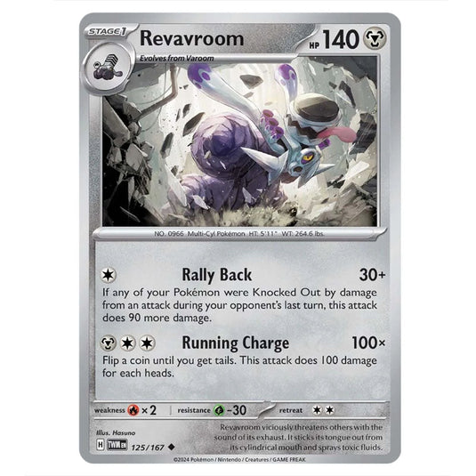 Pokemon - Scarlet & Violet - Twilight Masquerade - Revavroom - 125/167