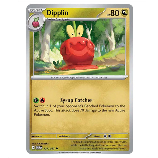 Pokemon - Scarlet & Violet - Twilight Masquerade - Dipplin - 127/167