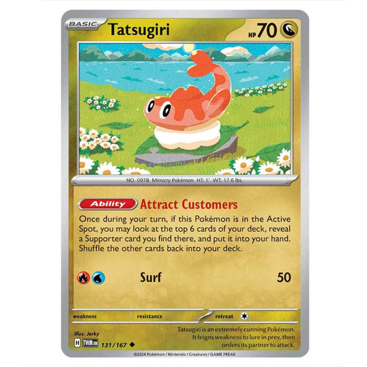 Pokemon - Scarlet & Violet - Twilight Masquerade - Tatsugiri - 131/167