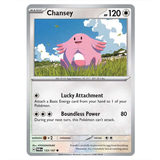 Pokemon - Scarlet & Violet - Twilight Masquerade - Chansey - 133/167