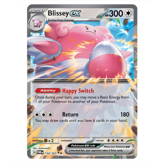 Pokemon - Scarlet & Violet - Twilight Masquerade - Blissey ex - 134/167