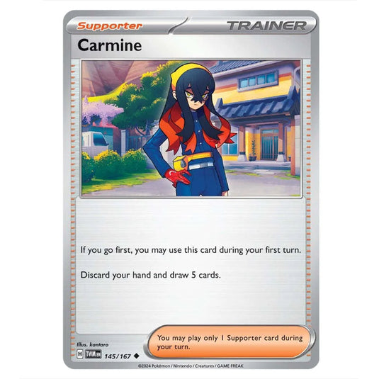 Pokemon - Scarlet & Violet - Twilight Masquerade - Carmine - 145/167