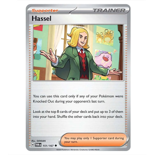 Pokemon - Scarlet & Violet - Twilight Masquerade - Hassel - 151/167