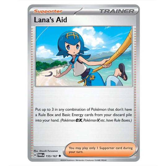 Pokemon - Scarlet & Violet - Twilight Masquerade - Lana's Aid - 155/167