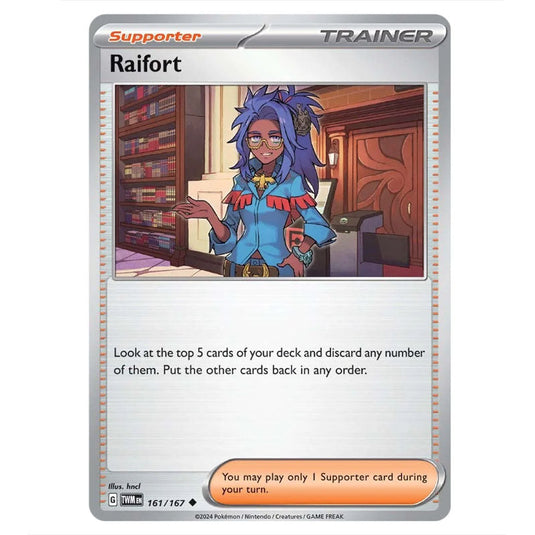 Pokemon - Scarlet & Violet - Twilight Masquerade - Raifort - 161/167