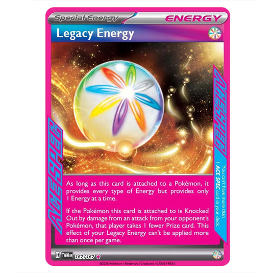 Pokemon - Scarlet & Violet - Twilight Masquerade - Legacy Energy - 167/167