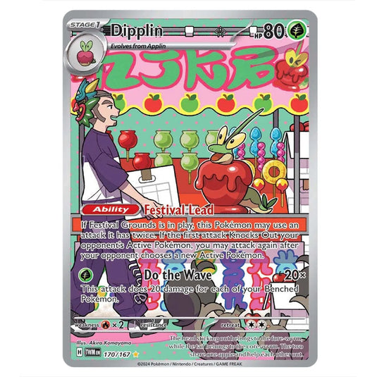 Pokemon - Scarlet & Violet - Twilight Masquerade - Dipplin - 170/167