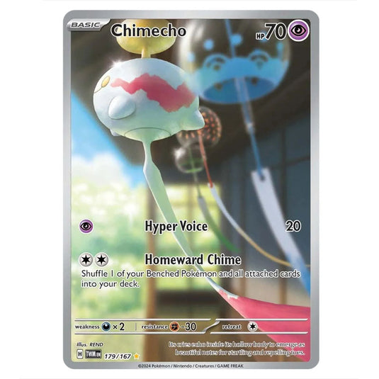 Pokemon - Scarlet & Violet - Twilight Masquerade - Chimecho - 179/167