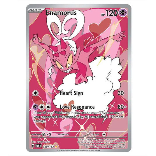 Pokemon - Scarlet & Violet - Twilight Masquerade - Enamorus - 180/167