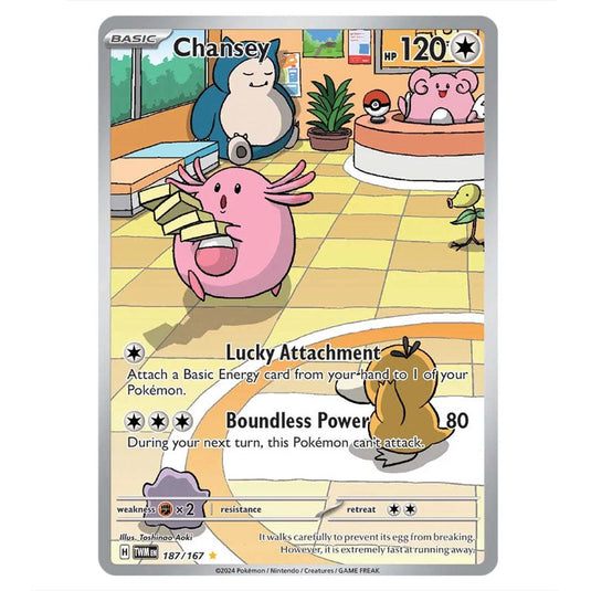 Pokemon - Scarlet & Violet - Twilight Masquerade - Chansey - 187/167