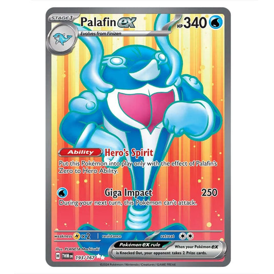 Pokemon - Scarlet & Violet - Twilight Masquerade - Palafin ex - 193/167