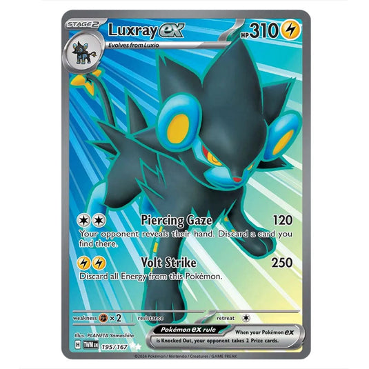 Pokemon - Scarlet & Violet - Twilight Masquerade - Luxray ex - 195/167