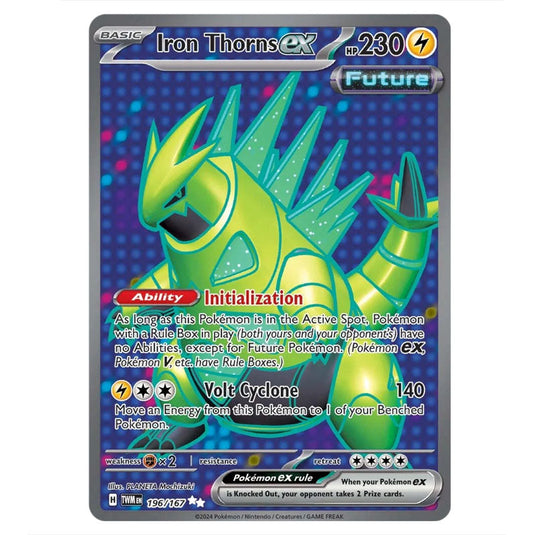 Pokemon - Scarlet & Violet - Twilight Masquerade - Iron Thorns ex - 196/167