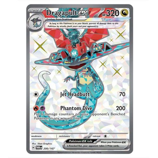 Pokemon - Scarlet & Violet - Twilight Masquerade - Dragapult ex - 200/167