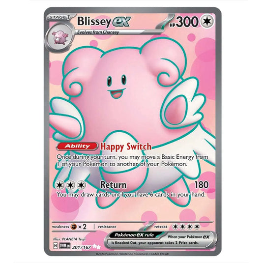 Pokemon - Scarlet & Violet - Twilight Masquerade - Blissey ex - 201/167