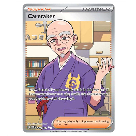 Pokemon - Scarlet & Violet - Twilight Masquerade - Caretaker - 203/167