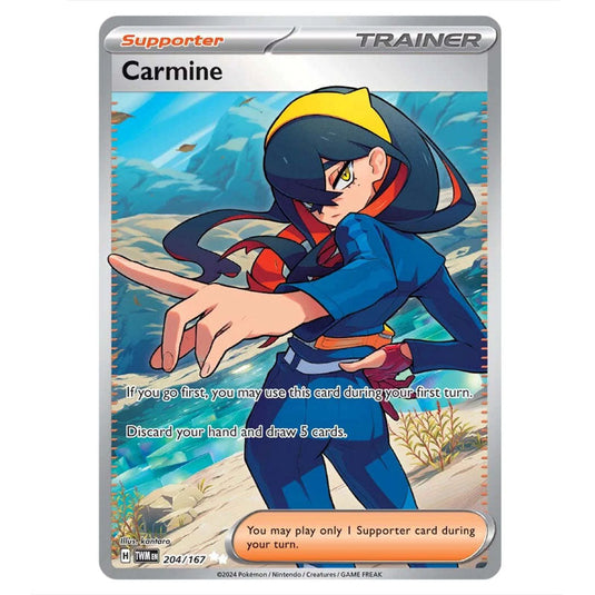 Pokemon - Scarlet & Violet - Twilight Masquerade - Carmine - 204/167