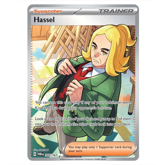 Pokemon - Scarlet & Violet - Twilight Masquerade - Hassel - 205/167