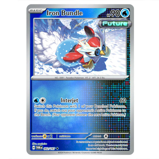 Pokemon - Scarlet & Violet - Twilight Masquerade - Iron Bundle - 062/167 - (Reverse Holo)