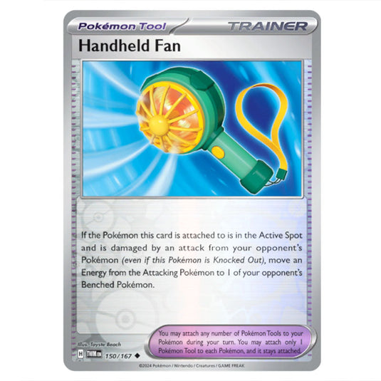 Pokemon - Scarlet & Violet - Twilight Masquerade - Handheld Fan - 150/167 - (Reverse Holo)