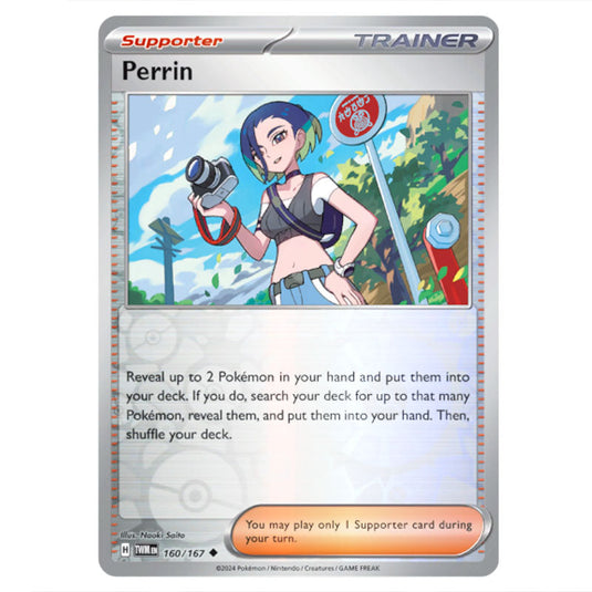 Pokemon - Scarlet & Violet - Twilight Masquerade - Perrin - 160/167 - (Reverse Holo)