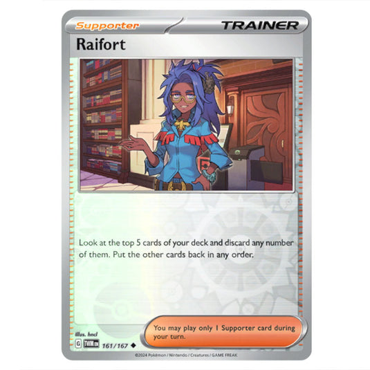 Pokemon - Scarlet & Violet - Twilight Masquerade - Raifort - 161/167 - (Reverse Holo)