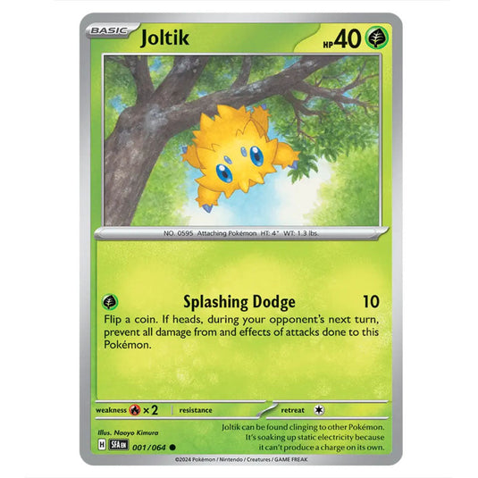 Joltik 001 card from the Pokemon set Shrouded Fable