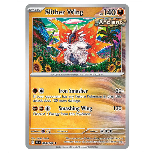 Slither Wing 026 card from the Pokemon set Shrouded Fable