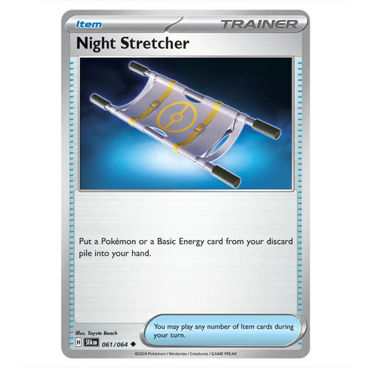 Night Stretcher 061 card from the Pokemon set Shrouded Fable