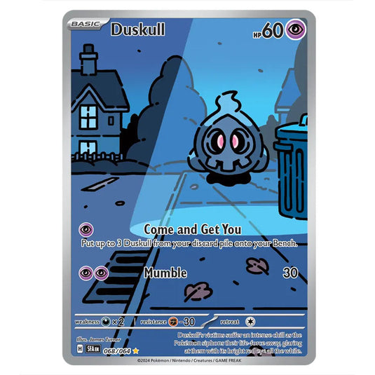 Duskull 068 card from the Pokemon set Shrouded Fable