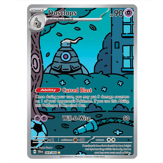 Dusclops 069 card from the Pokemon set Shrouded Fable