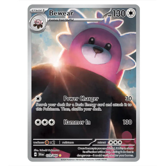 Bewear 079 card from the Pokemon set Shrouded Fable