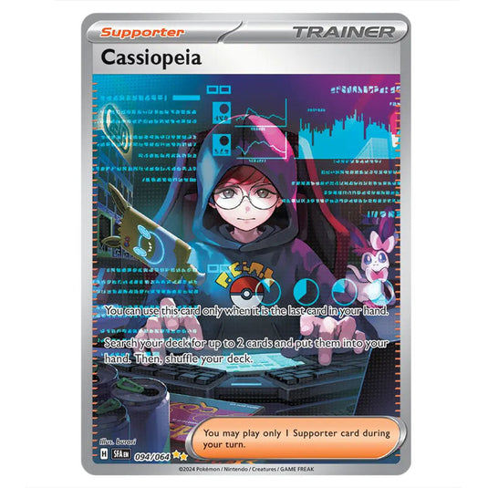 Cassiopeia 094 card from the Pokemon set Shrouded Fable