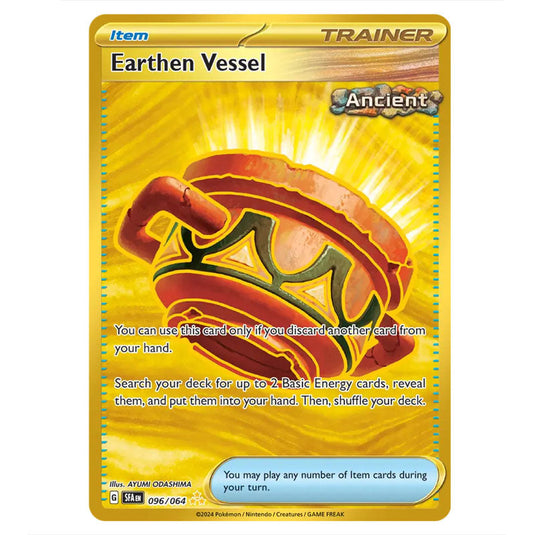 Earthen Vessel 096 card from the Pokemon set Shrouded Fable