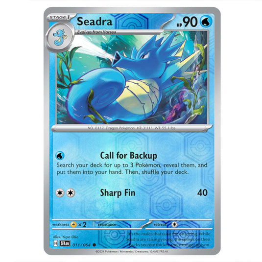 Seadra 011 card from the Pokemon set Shrouded Fable